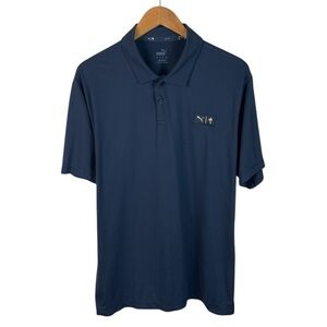 PO805 Men’s Puma Palm Tree Crew Performance Polo Shirt L